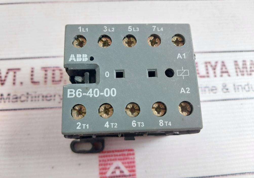 Abb B6-40-00 Miniature Ac Contactor 12A 300Vac