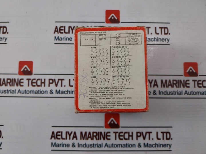 Abb B9-30-01 Contactor 220V 50Hz