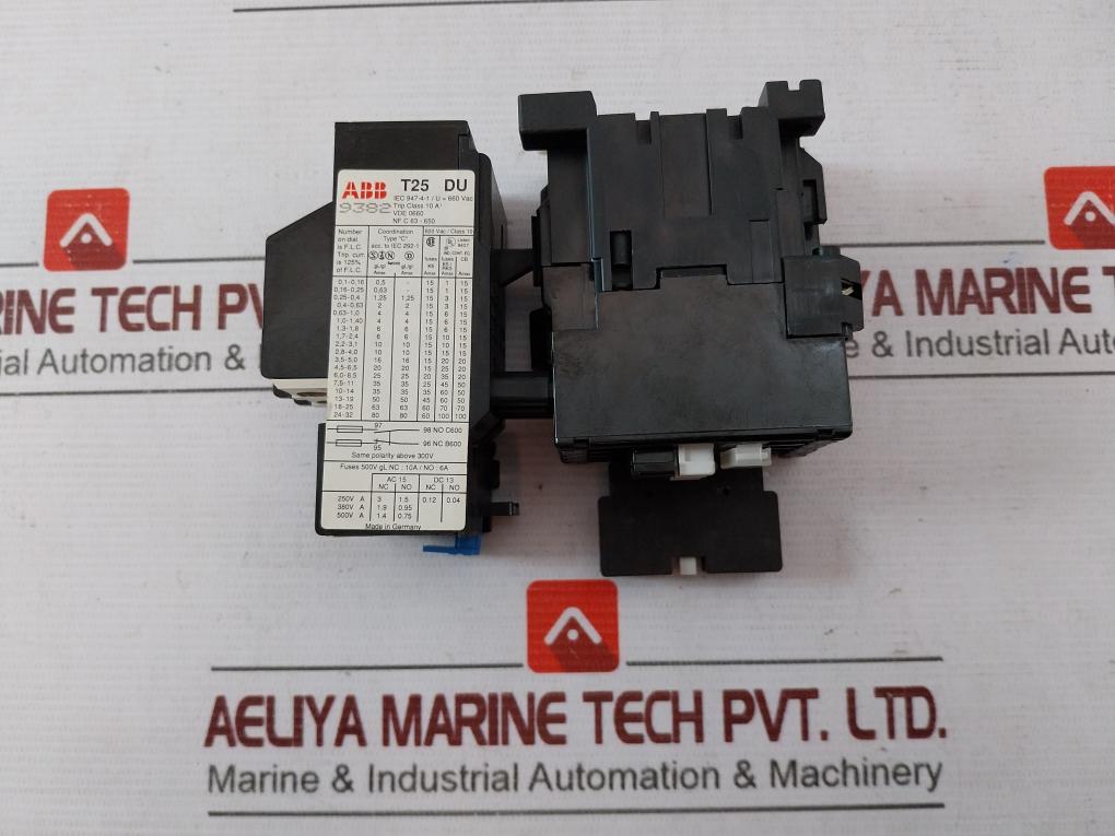 Abb B9-30-10 Contactor Motor 220-230V 50Hz 600V Max 21A