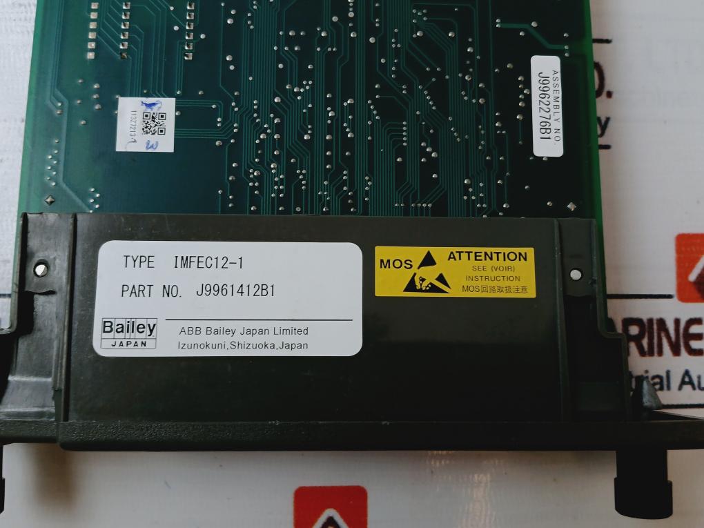 Abb Bailey Imfec12-1 Analog Input Module Board Rev D J9961412B1