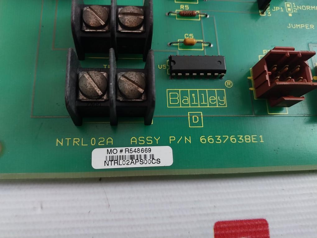 Abb Bailey Ntrl02A I/O Termination Unit