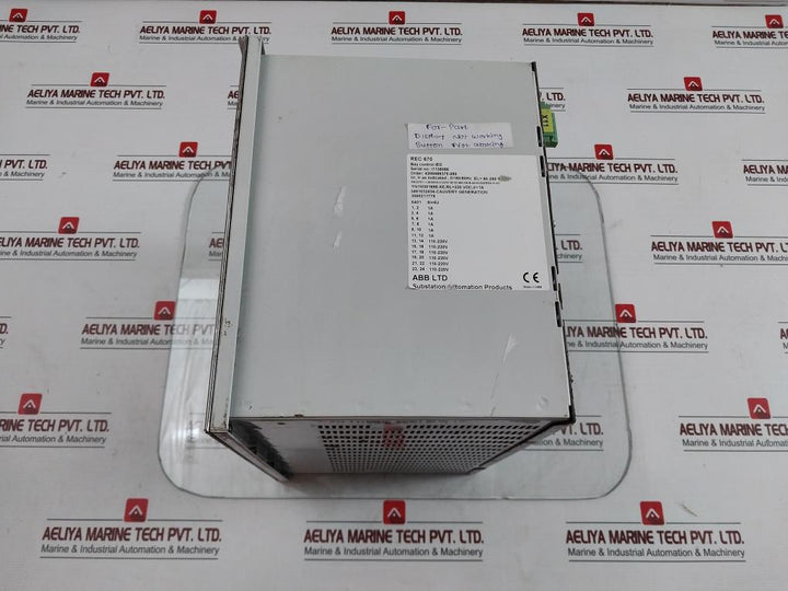 Abb Bay Control Relay Rec670, 50-60Hz