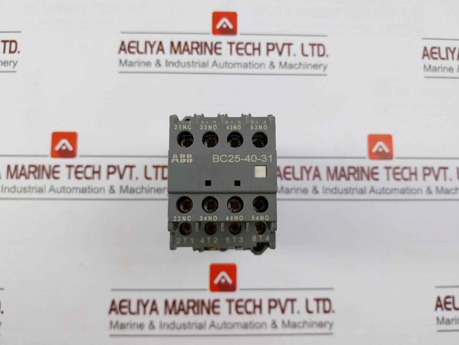 Abb Bc25-40-31 Auxiliary Contact Block 1000V- 45A 24V Dc