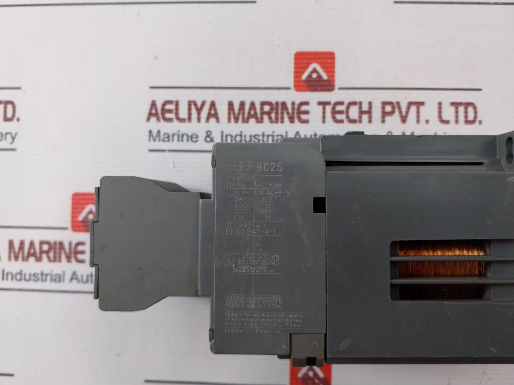 Abb Bc25-40-31 Auxiliary Contact Block 24V Dc