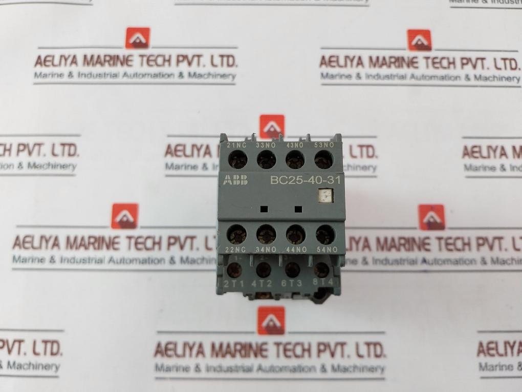 Abb Bc25-40-31 Auxiliary Contact Block 24V Dc