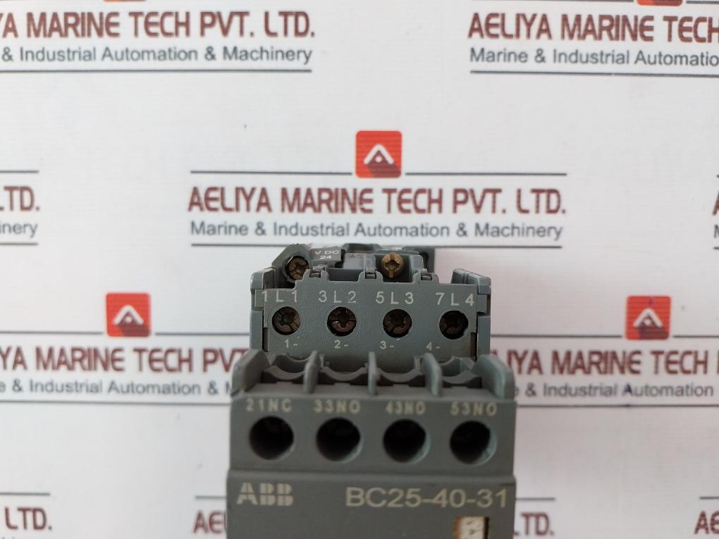 Abb Bc25-40-31 Auxiliary Contact Block 24V Dc