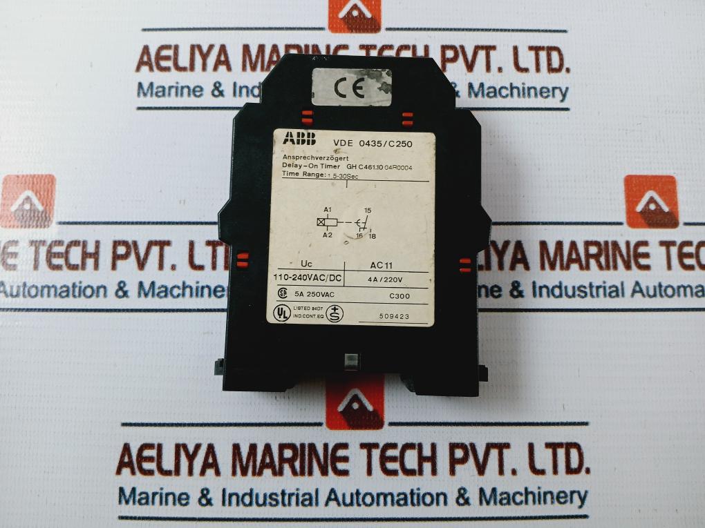 Abb C461.10 Time Delay Relay 1,5-30S, 5A 250Vac