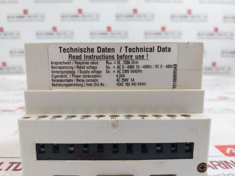 ABB C558.03 Isolation Guard, Insulation Monitoring Device UN= AC 0-690V 15-400HZ