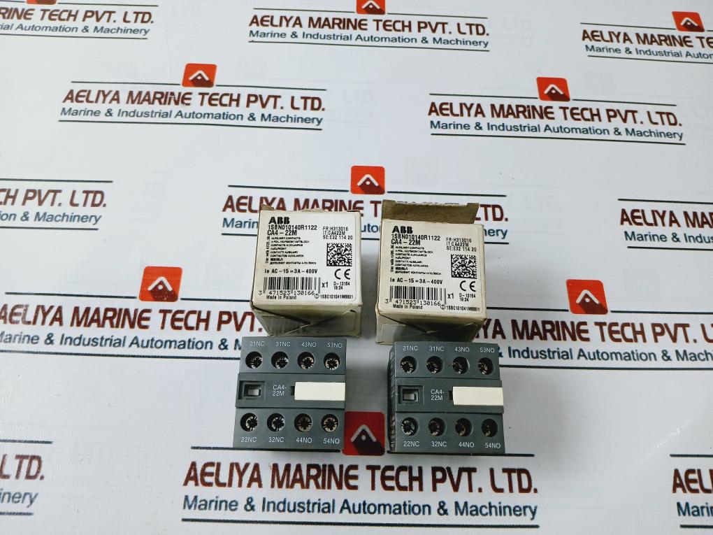 Abb Ca4-22M Auxiliary Contact Block 1Sbn010140R1122