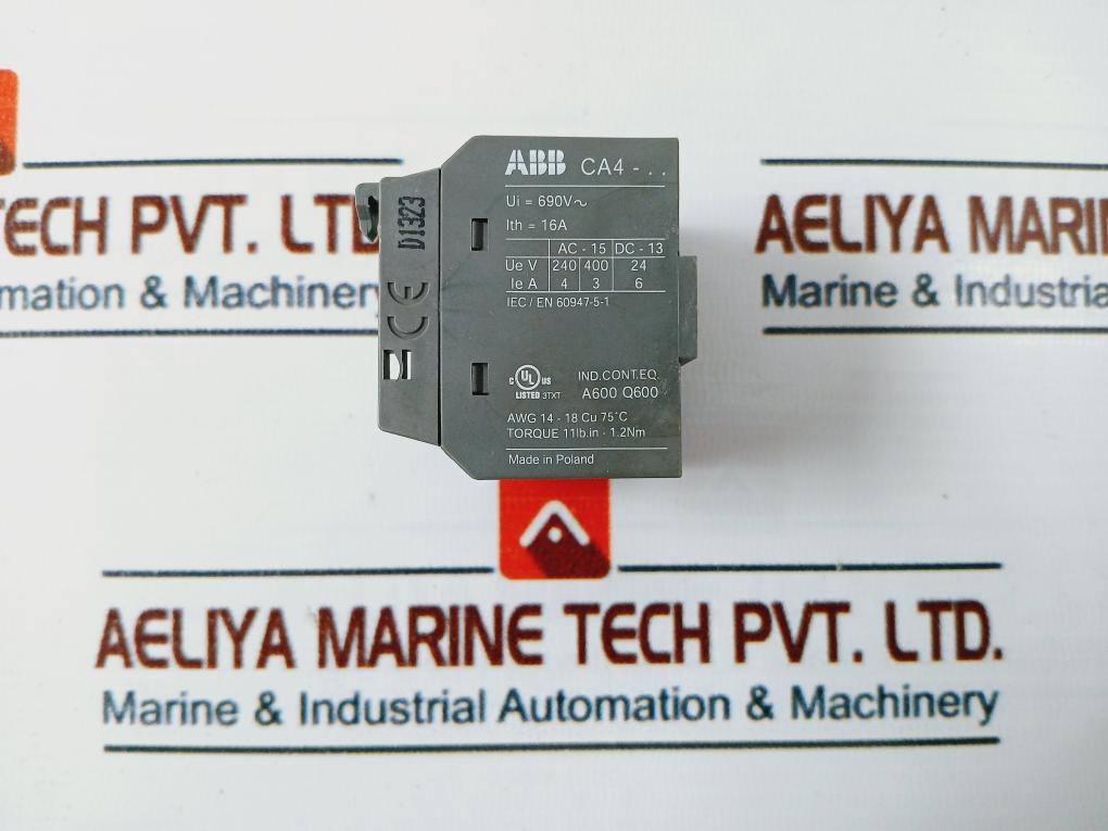 Abb Ca4-22M Auxiliary Contact Block 1Sbn010140R1122