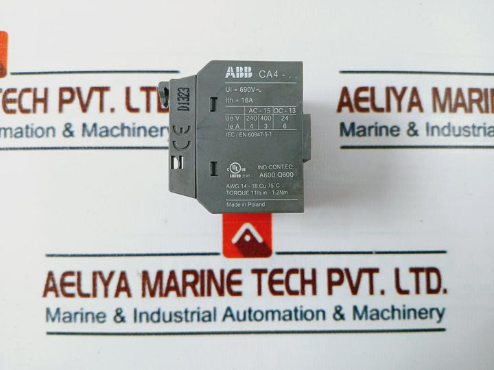 Abb Ca4-22M Auxiliary Contact Block 1Sbn010140R1122