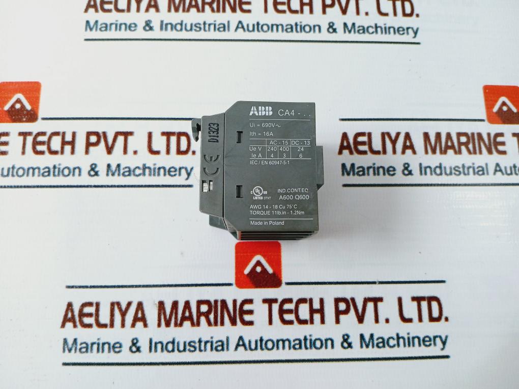 Abb Ca4-22M Auxiliary Contact Block 1Sbn010140R1122