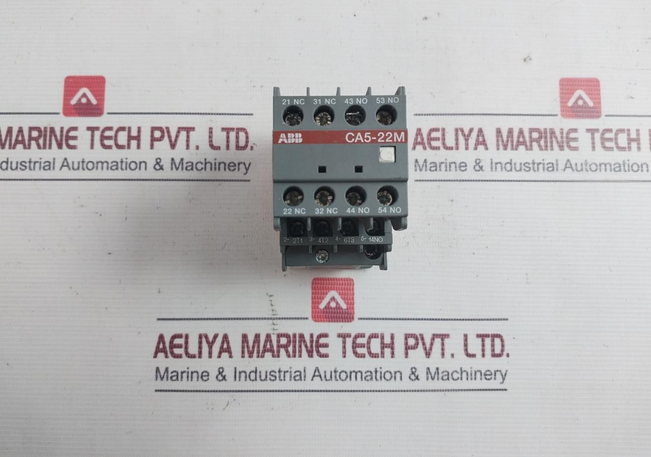 Abb Ca5-22M Auxiliary Contact Block 600 Vac Max 690V 30A