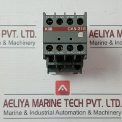 Abb Ca5-31E Contactor Auxiliary Contact Block 30A 600Vac Max