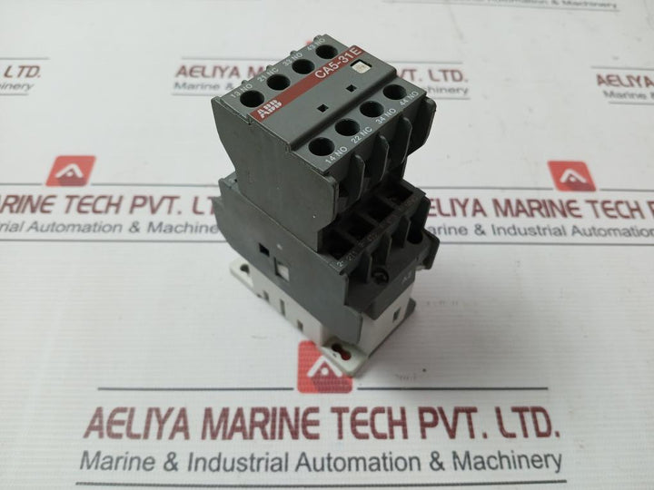 Abb Ca5-31E Contactor Auxiliary Contact Block 30A 600Vac Max