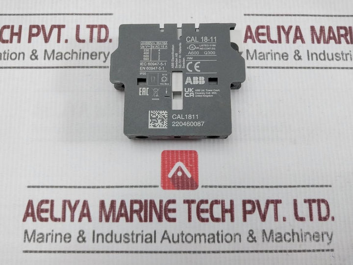 Abb Cal 18-11 Contact Block Ip20
