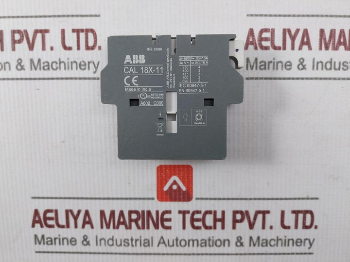 Abb Cal18X-11 Auxiliary Contact Block 690V/16A