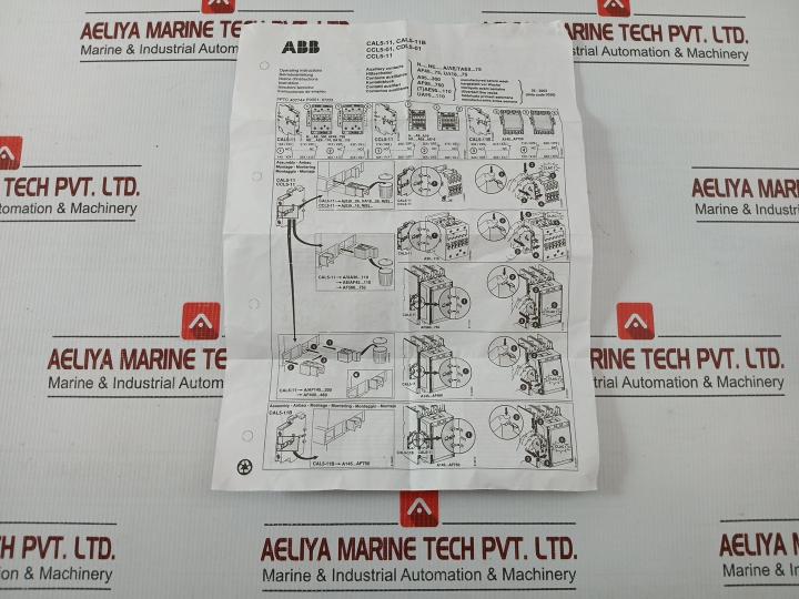 Abb 16A Auxiliary Contact Block Cal5-11
