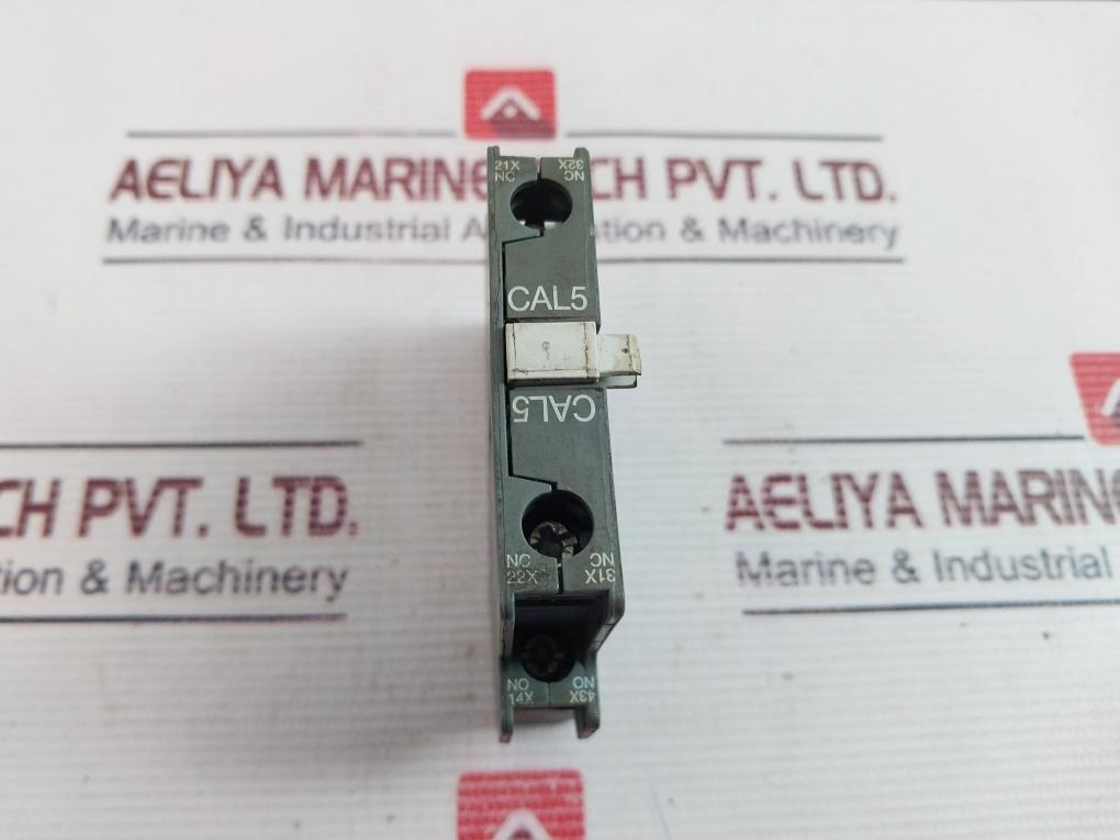 Lot Of 2X Abb Cal5-11 Auxiliary Contact 16A 690V