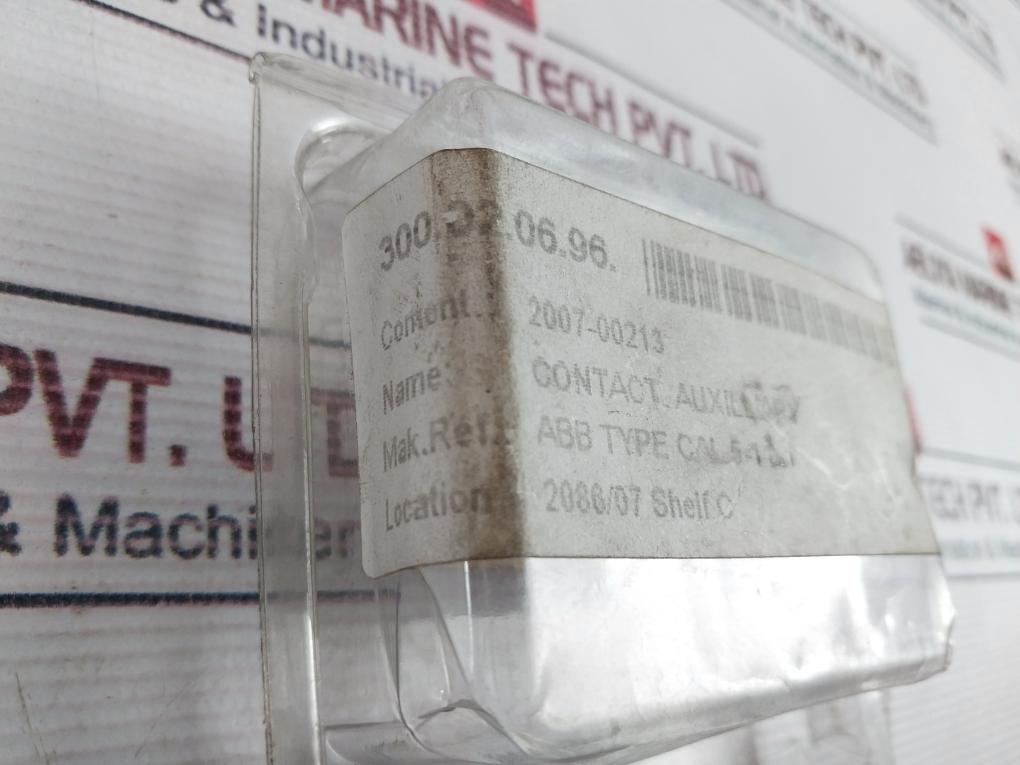 Lot Of 2X Abb Cal5-11 Auxiliary Contact 16A 690V