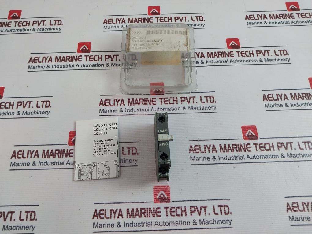 Lot of 2X ABB Cal5-11 Auxiliary Contact 16a 690v