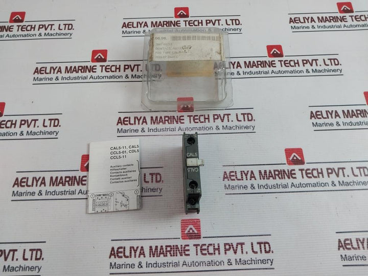 Lot of 2X ABB Cal5-11 Auxiliary Contact 16a 690v