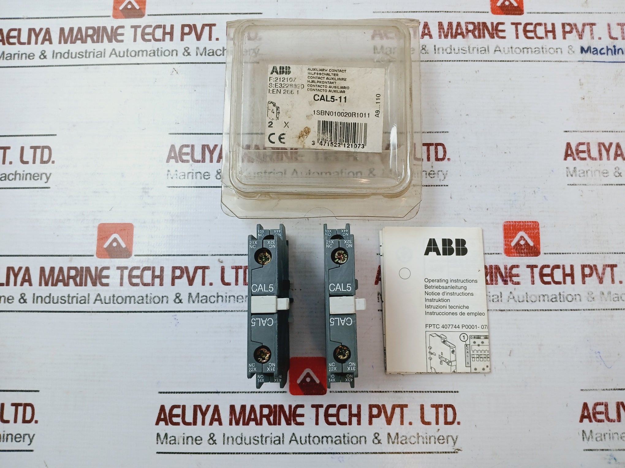 Abb Cal5-11 Auxiliary Contact Block 1Sbn010020R1011 16A