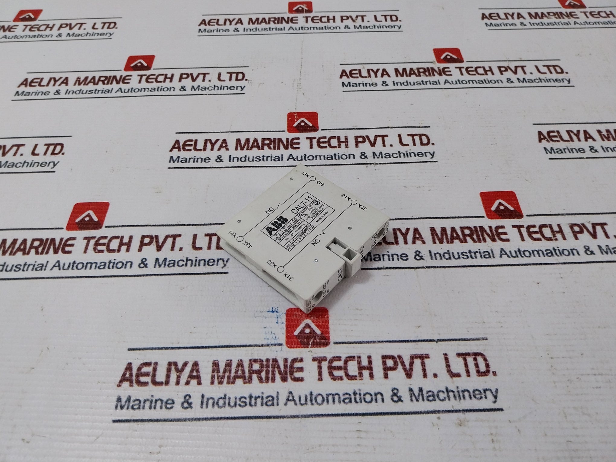 Abb Cal7-11 Auxiliary Contact Block 10A-600V