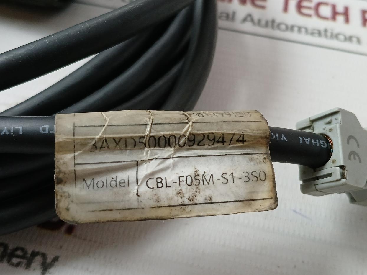 Abb Cbl-f05M-s1-3S0 Dsm Servo Motor Cable Hms3108Ae20-29S