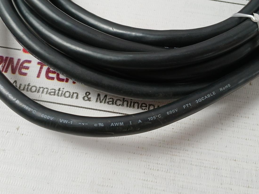 Abb Cbl050-epm-pb12 Servo Power Motor Brake Cable 105C 600V Vw-1 5 Meter