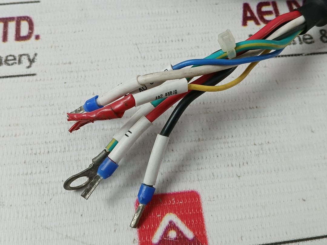 Abb Cbl050-epm-pb12 Servo Power Motor Brake Cable 105C 600V Vw-1 5 Meter