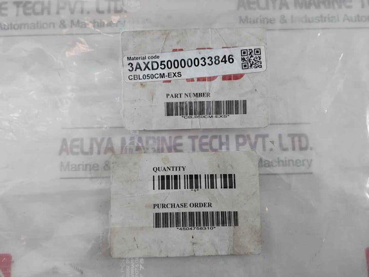 Abb Cbl050Cm-exs Etherline Encoder Cable 5 Meter 75C 3Axd50000033846