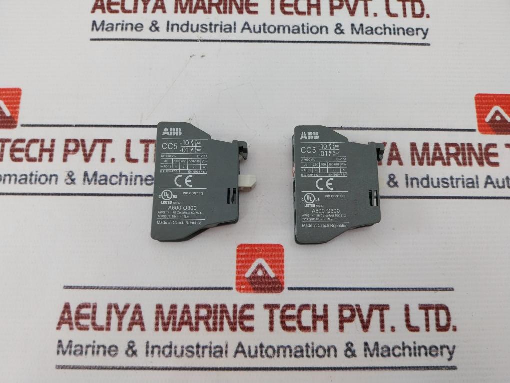 Abb Cc5-01 Auxiliary Contact Block 16A 690V~