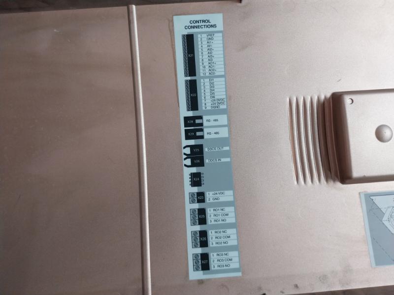 Abb Cdp 312 Control Panel Acs 600 3~525…690v 43/52a I1hd/i1n 44/52a I2hd/i2n Bau