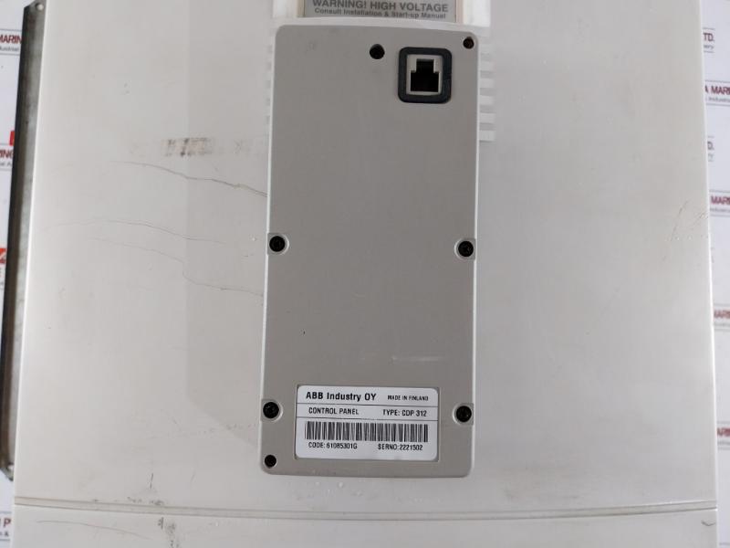 Abb Cdp 312 Control Panel Acs 600 3~525…690v 43/52a I1hd/i1n 44/52a I2hd/i2n Bau