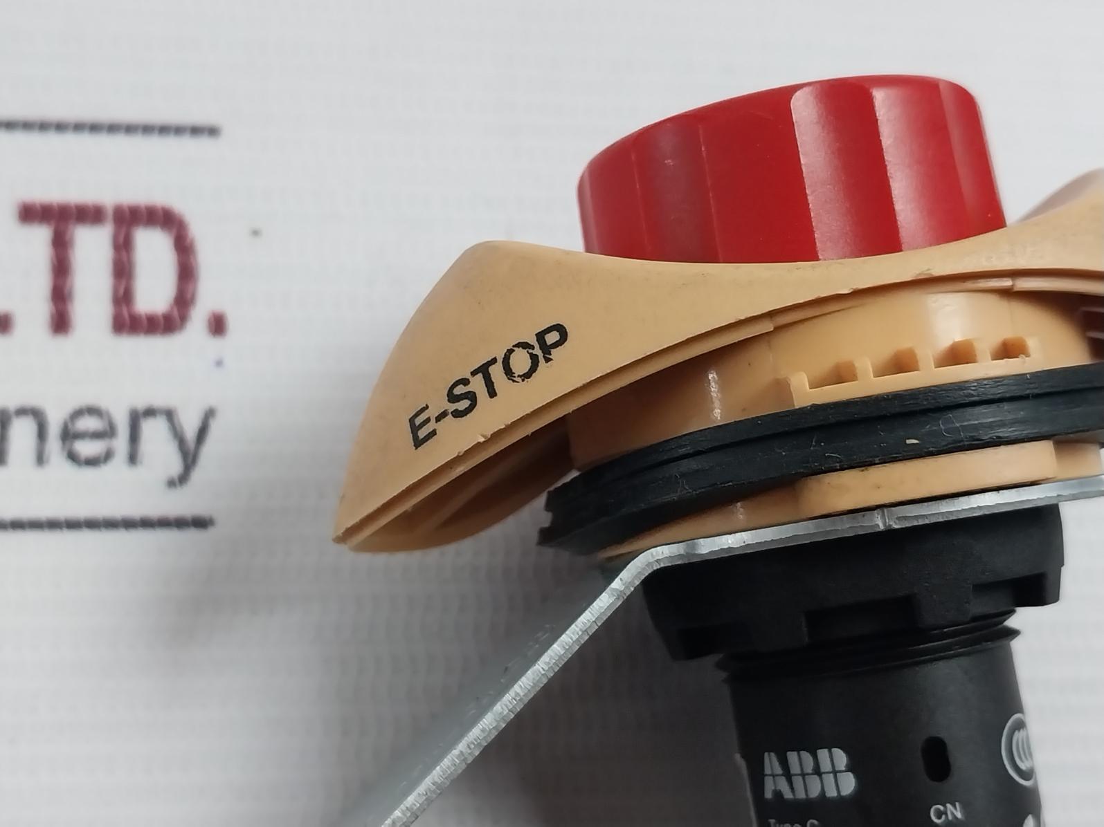 Abb Ce3T-10R-02 Emergency Stop Push Button 5A Rev A