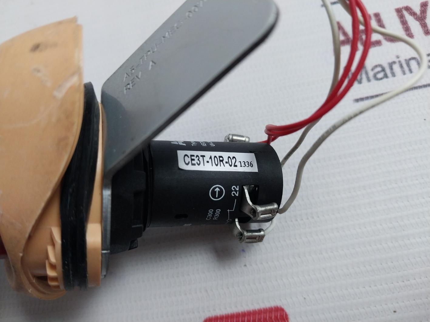 Abb Ce3T-10R-02 Emergency Stop Push Button 5A Rev A