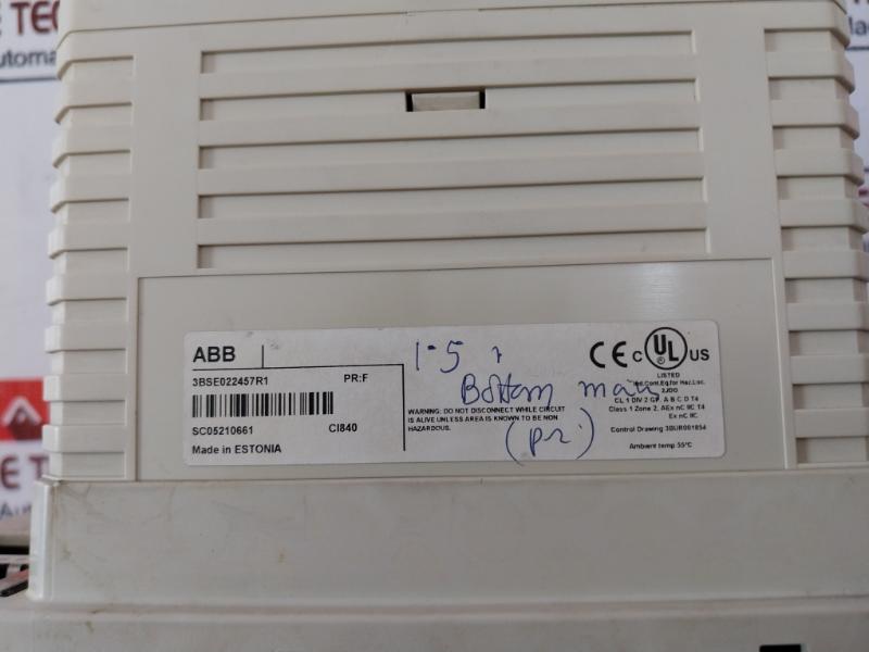 Abb Ci840 3Bse022457R1 Communication Interface & 3Bse022462R1 Termination Module