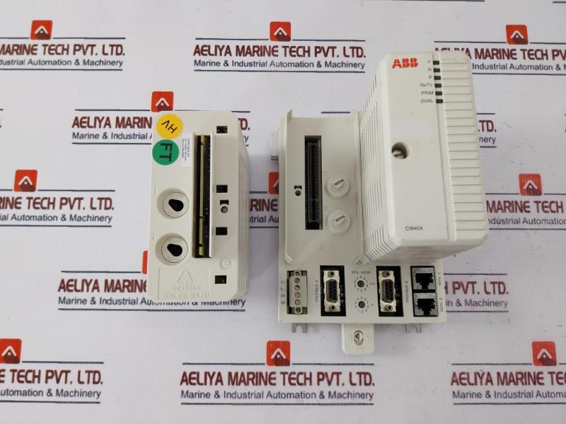 Abb Ci840A Dual I/O Communication Interface Module W/ Base Unit Class 1 Div 2 T4