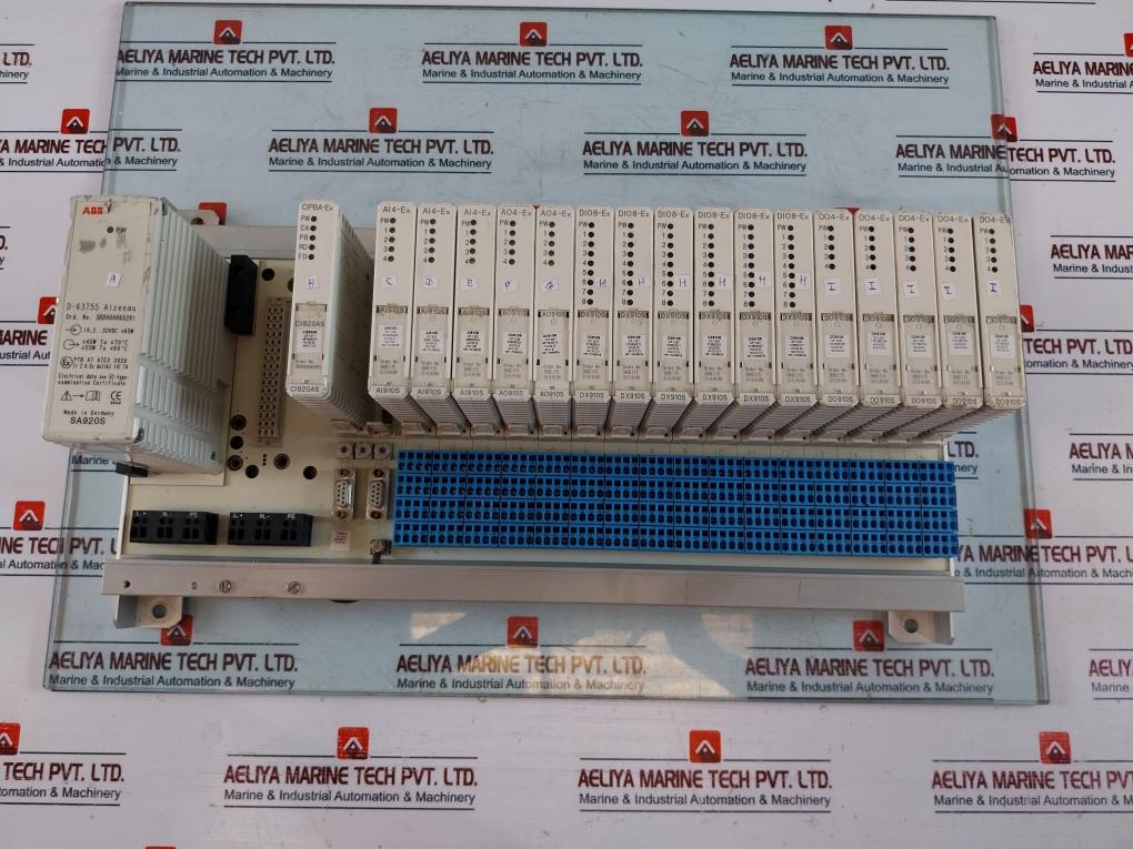 Abb Ci920As Ai910S Ao910S Dx910A Do910S I/O System W/ 3Bdh000602R1 Power Supply