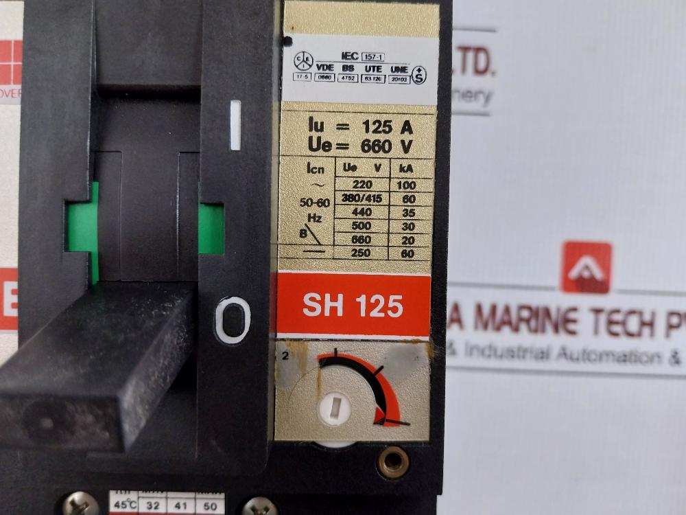 Abb Circuit Breaker Icn -50-60Hz 10 A 380 V Ith 45˚C Sh 125