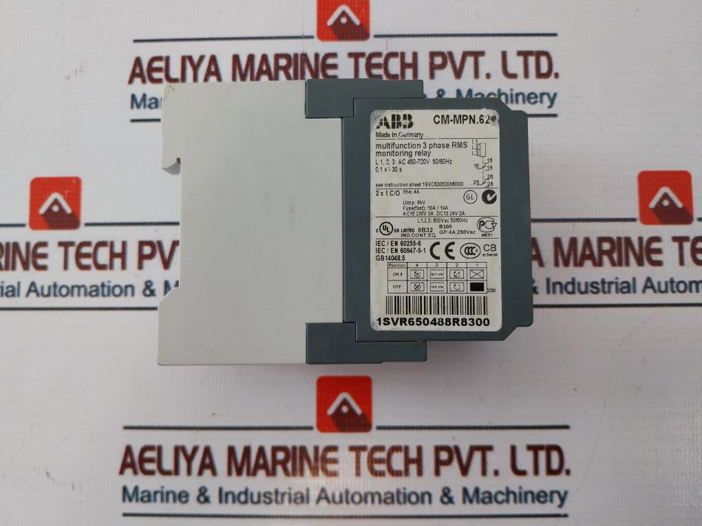 Abb Cm-mpn.62 Electronic Measurement Monitoring Relay