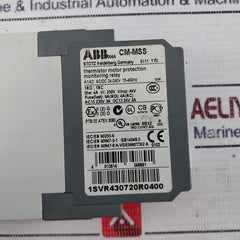 Abb Cm-mss Thermistor Motor Protection Monitoring Relay 1Svr430720R0400