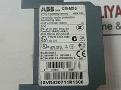 Abb Cm-mss Thermistor Motor Protection Relay 220-240V 50/60Hz
