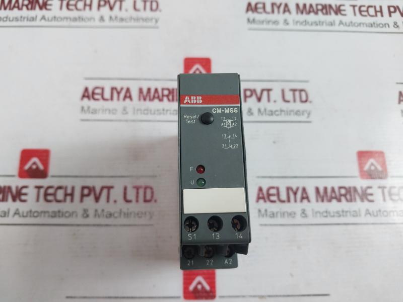 Abb Cm-mss Thermistor Motor Protection Relay Ac/Dc 24-240V 15-400Hz 250V