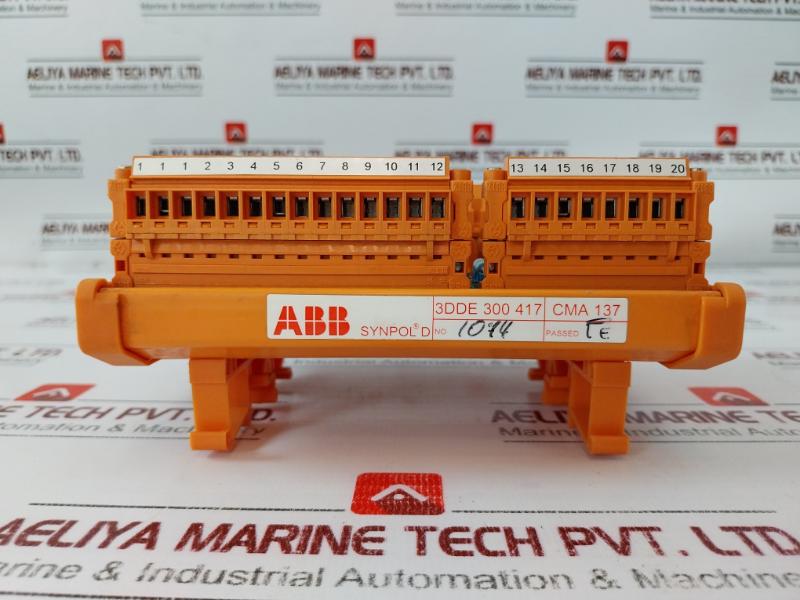 Abb Cma 137 Synpol D Connection Module 3Dde 300 417