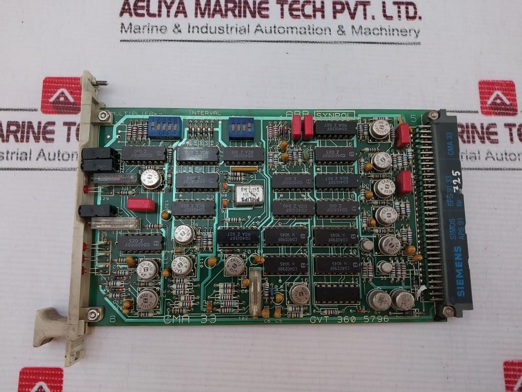 Abb Cma 33 Printed Circuit Board Gvt 360 5796