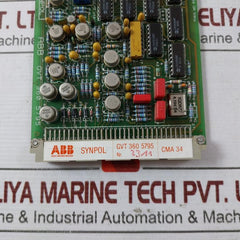 Abb Cma 34 Printed Circuit Board Module Nr.2311 Gvt 360 5795
