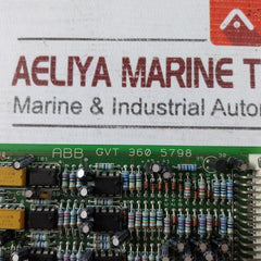 Abb Cma 37 Printed Circuit Board Card Gvt 360 5798, Cma37-1