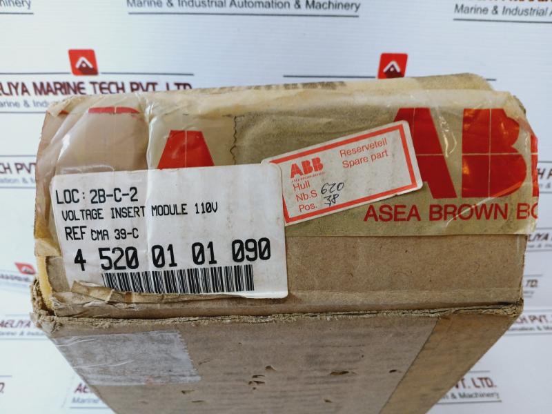 Abb Cma 39-c Voltage Insert Card 100v/ac Swe0005800026